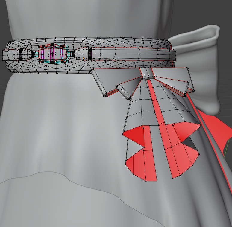 Lonely Sapling 腰まわりの装飾